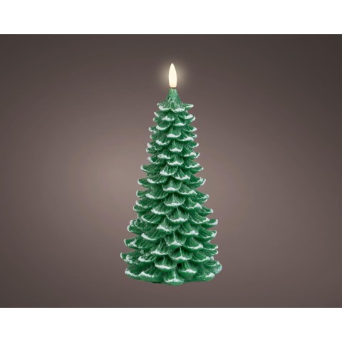 ALBERO LED VERDE CERA H.22.5